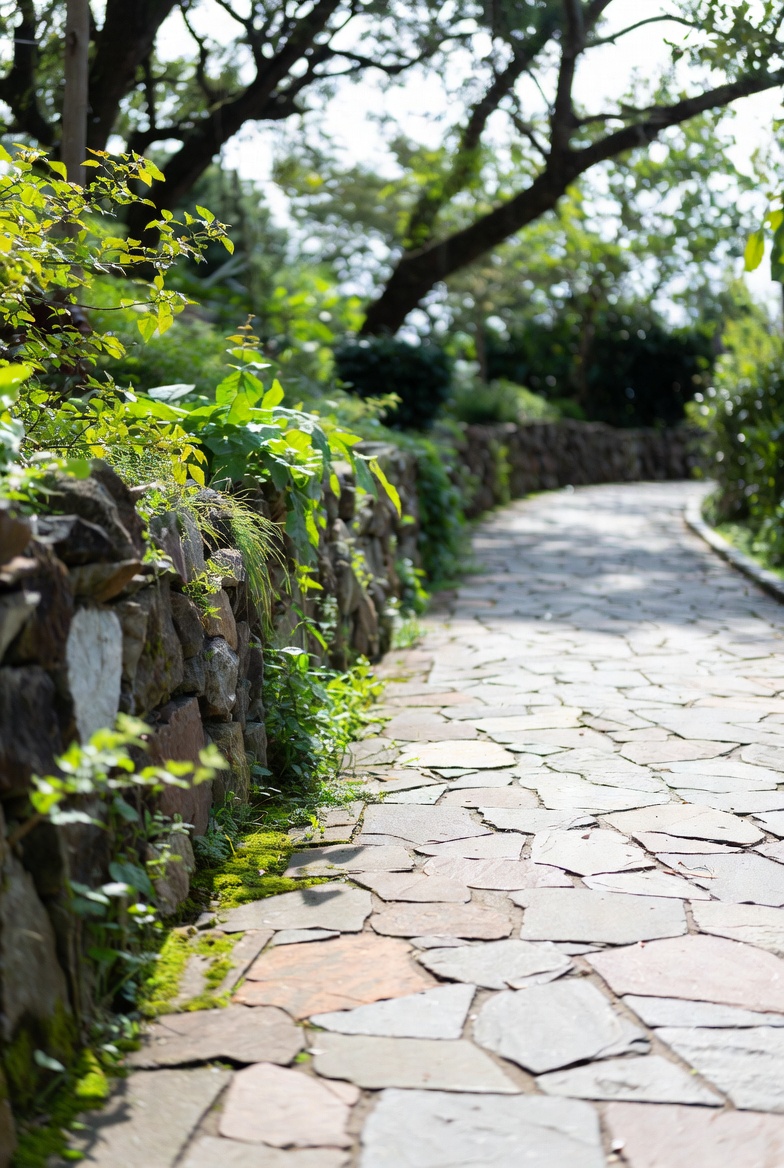 Мощение дорожек, террасы, декинги